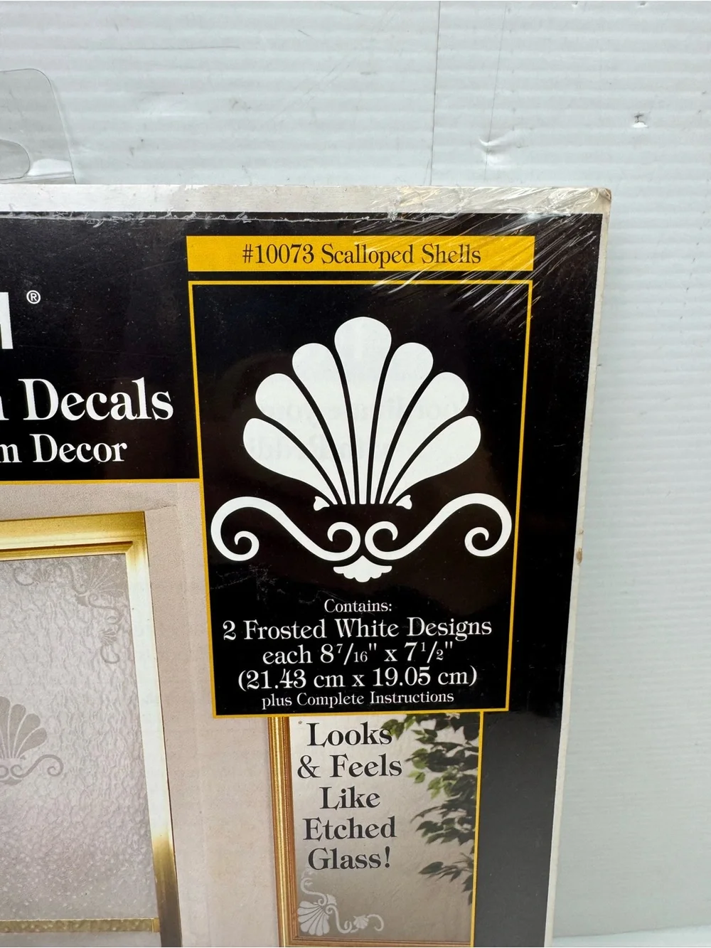 VTG Lot Of 3 Reddi-Etch Etched Glass Rub-On Decals #10121 #10073 #10076 Sealed